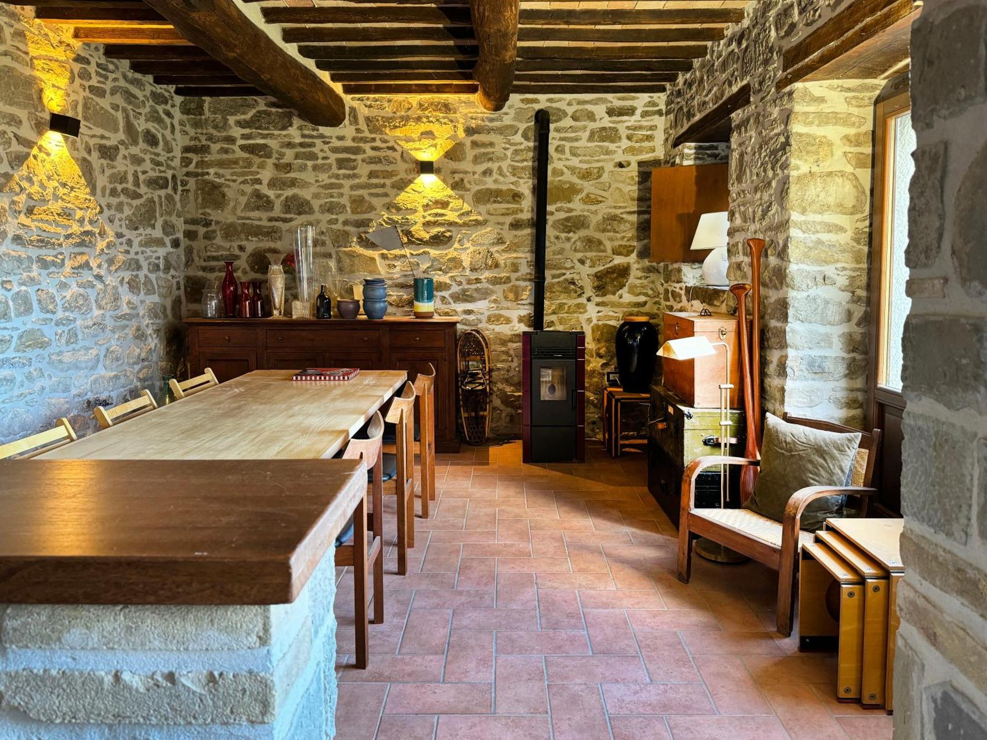 Bio Agriturismo Il Vigno Caprese Michelangelo Exteriör bild