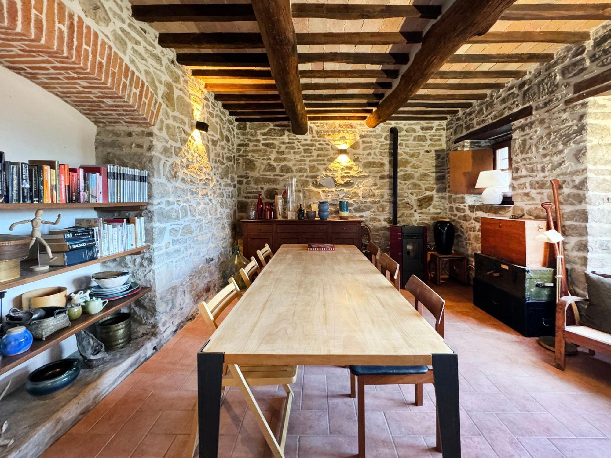 Bio Agriturismo Il Vigno Caprese Michelangelo Exteriör bild